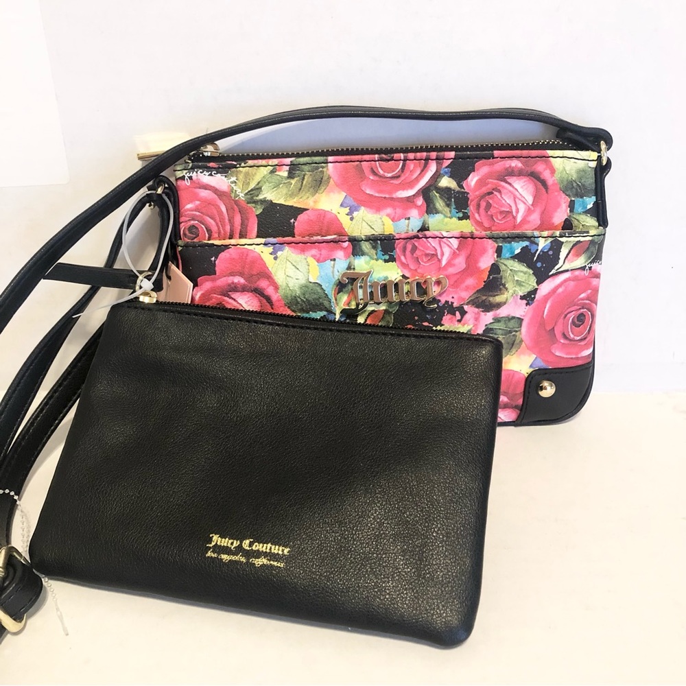 Juicy Couture Crossbody Includes a Removeable Pouch - (NWT)